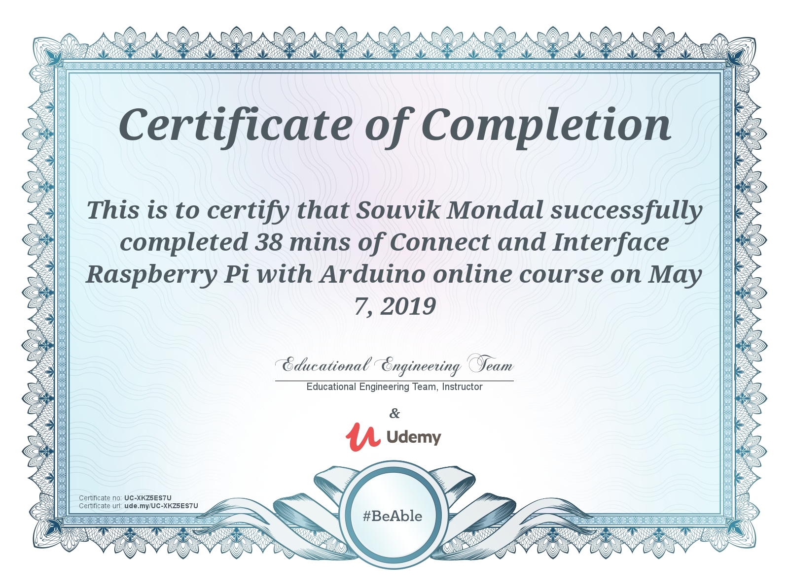 Arduino Certification