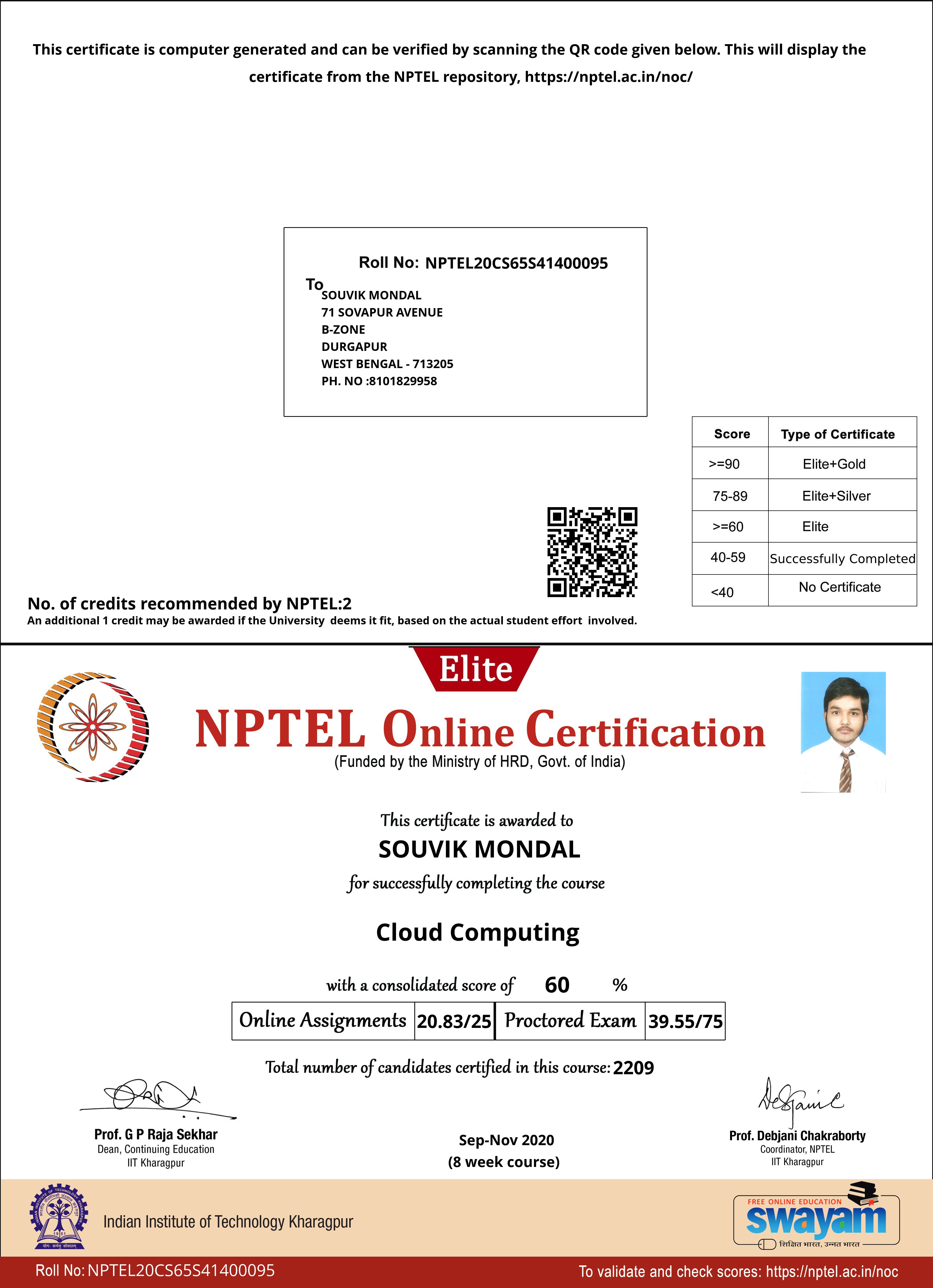 NPTEL Cloud Computing